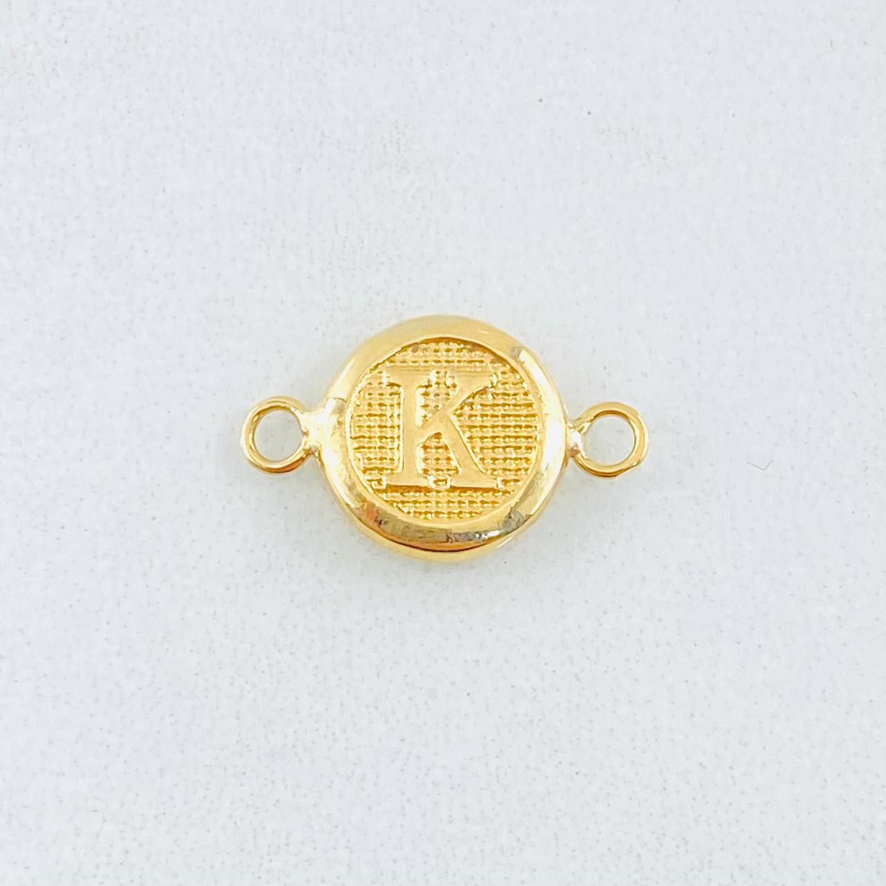 Herraje Letra K 0.4gr / 1/2 in / Oro Amarillo 18K ©