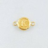 Herraje Letra K 0.4gr / 1/2 in / Oro Amarillo 18K