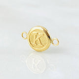 Herraje Letra K 0.4gr / 1/2 in / Oro Amarillo 18K