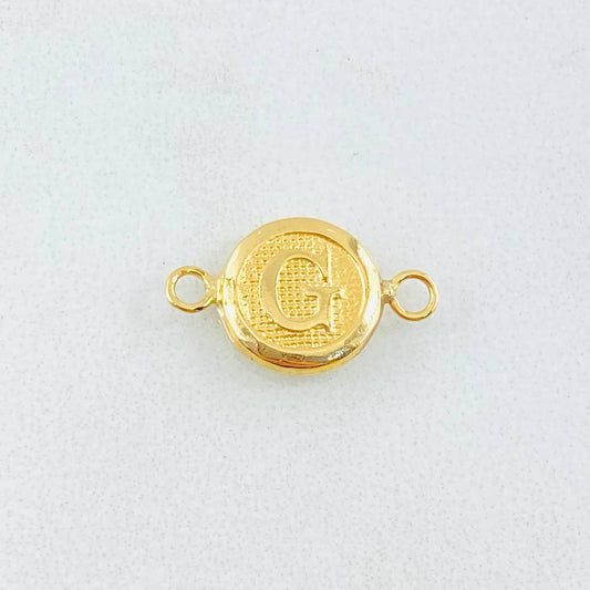 Herraje Letra G 0.4gr / 1/2 in / Oro Amarillo 18K