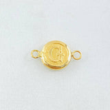 Herraje Letra G 0.4gr / 1/2 in / Oro Amarillo 18K