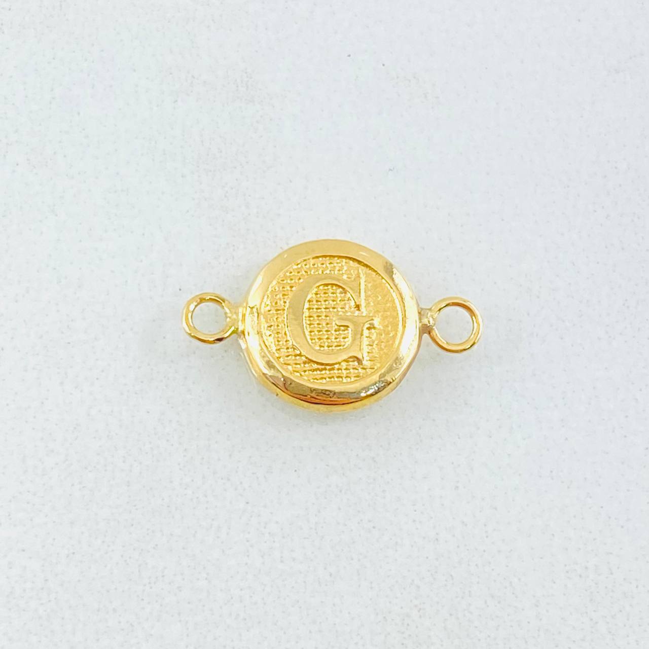 Herraje Letra G 0.4gr / 1/2 in / Oro Amarillo 18K *