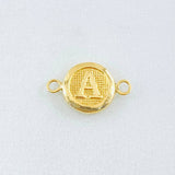 Herraje Letra A 0.4gr / 1/2 in / Oro Amarillo 18K *