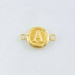 Herraje Letra A 0.4gr / 1/2 in / Oro Amarillo 18K *