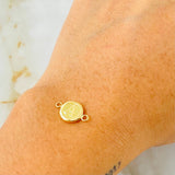 Herraje Letra A 0.4gr / 1/2 in / Oro Amarillo 18K *