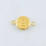 Herraje Letra S 0.4gr / 1/2 in / Oro Amarillo 18K