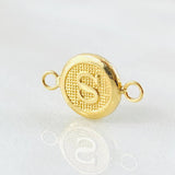 Herraje Letra S 0.4gr / 1/2 in / Oro Amarillo 18K *
