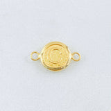 Herraje Letra C 0.35gr / 1/2 in / Oro Amarillo 18K *