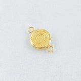 Herraje Letra C 0.35gr / 1/2 in / Oro Amarillo 18K