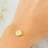 Herraje Letra C 0.35gr / 1/2 in / Oro Amarillo 18K *