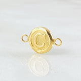 Herraje Letra C 0.35gr / 1/2 in / Oro Amarillo 18K *