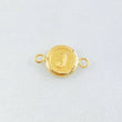 Herraje Letra J 0.4gr / 1/2 in / Oro Amarillo 18K *