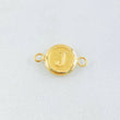 Herraje Letra J 0.4 g / 1/2 in Oro Amarillo 18K