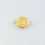 Herraje Letra J 0.4gr / 1/2 in / Oro Amarillo 18K *