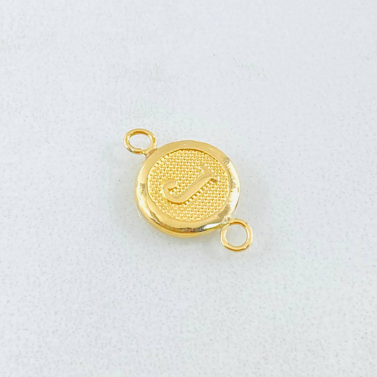 Herraje Letra J 0.4 g / 1/2 in Oro Amarillo 18K