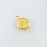 Herraje Letra J 0.4gr / 1/2 in / Oro Amarillo 18K *