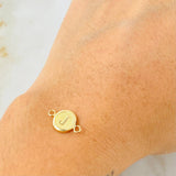 Herraje Letra J 0.4 g / 1/2 in Oro Amarillo 18K