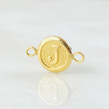 Herraje Letra J 0.4gr / 1/2 in / Oro Amarillo 18K *