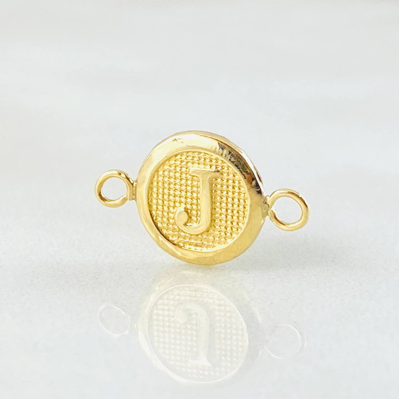 Herraje Letra J 0.4 g / 1/2 in Oro Amarillo 18K