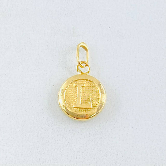 Dije Letra L 0.45gr / 3/4 in / Oro Amarillo 18K ©