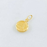 Pendant Letter Circle A 0.45 g / 3/4 in Yellow Gold 18K