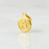 Pendant Letter Circle A 0.45 g / 3/4 in Yellow Gold 18K