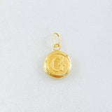 Dije Letra G 0.45gr / 3/4 in / Oro Amarillo 18K ©