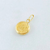 Dije Letra Circulo E 0.4 g / 3/4 in Oro Amarillo 18K