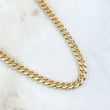 Cadena Cubana 20.8gr / 45cm / 6mm Oro Amarillo 18K