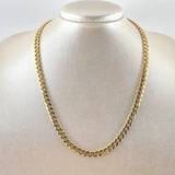 Cadena Cubana 20.8gr / 45cm / 6mm Oro Amarillo 18K
