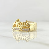 Ring Name ANGIE 5.4gr / T6 1/2 / White Zircons 18K Yellow Gold