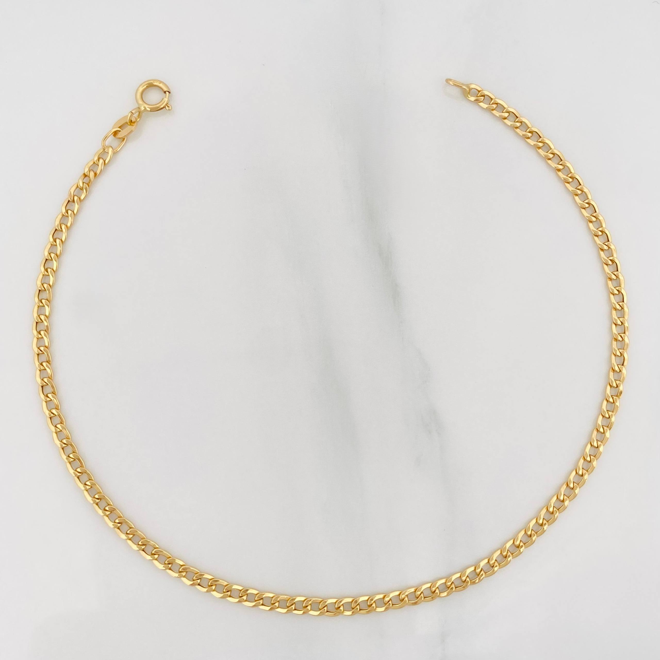 Cuban Links Bracelet 1.15 g / 8 in / 2.3 mm 18K Yellow Gold