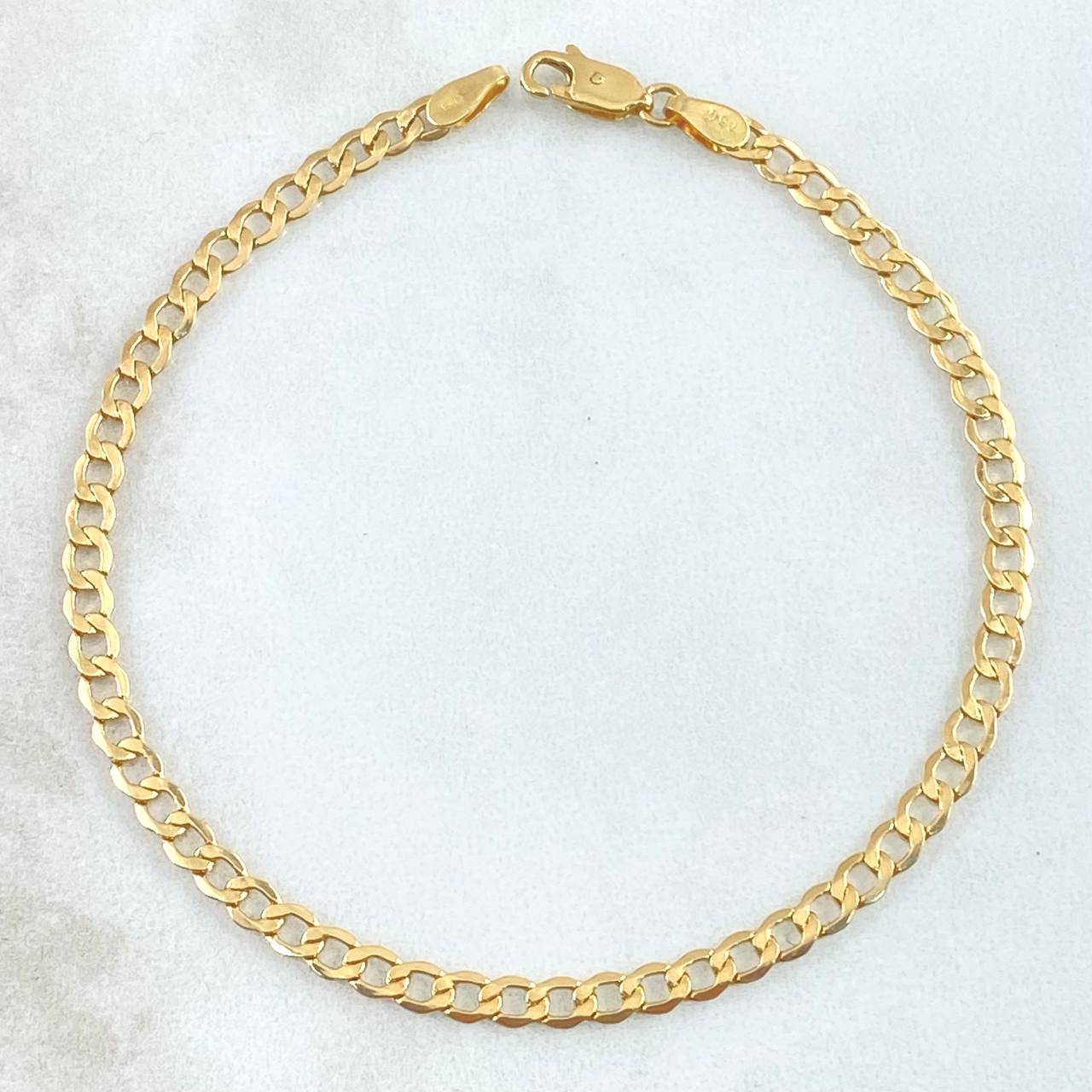 Cuban Links Bracelet 2.2gr / 20.5cm-3.4mm Yellow Gold +1 18K