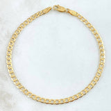 Cuban Links Bracelet 2.2gr / 20.5cm-3.4mm Yellow Gold +1 18K