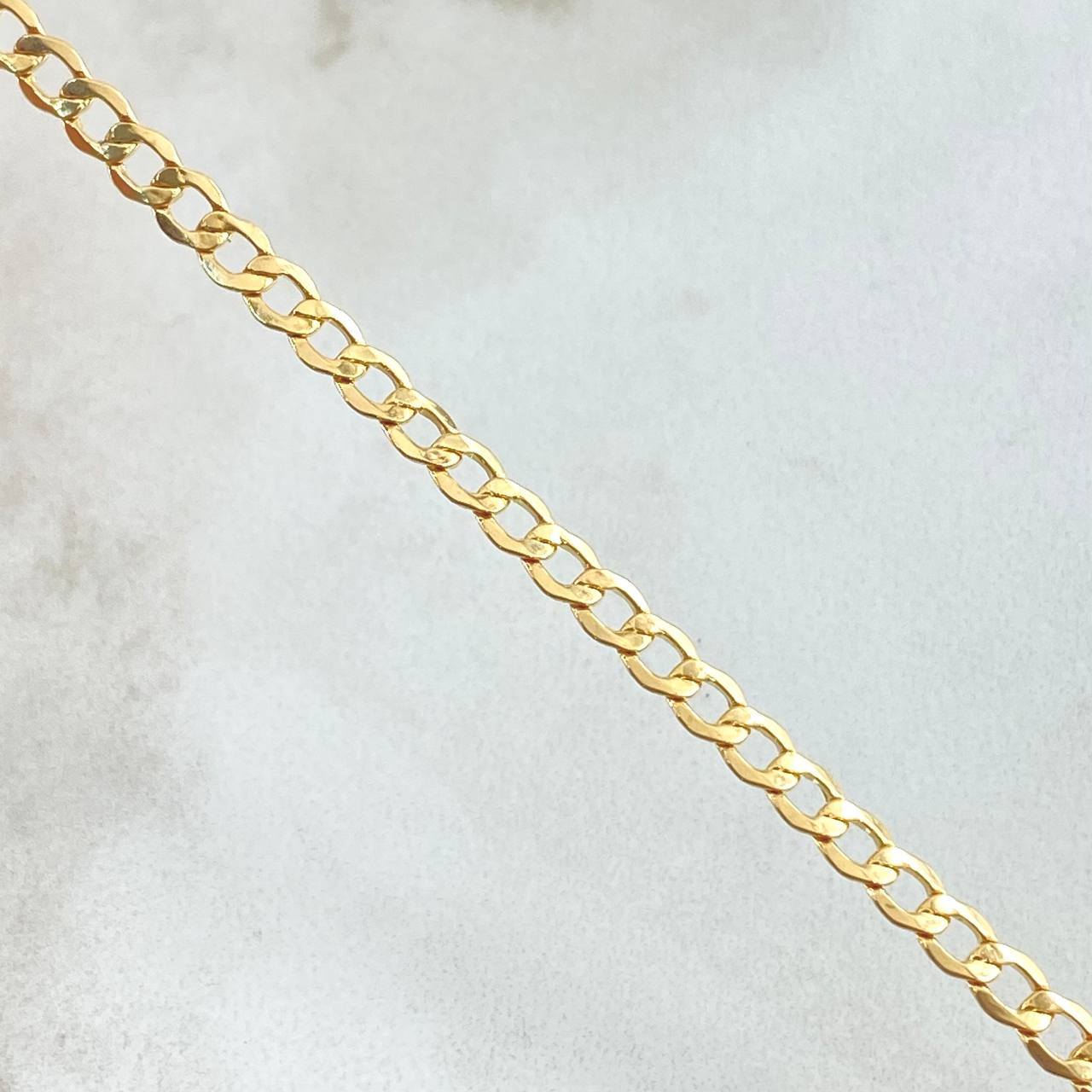 Cuban Links Bracelet 2.2gr / 20.5cm-3.4mm Yellow Gold +1 18K