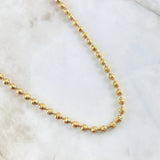Cadena Militar Diamantada 32.11gr / 60cm / 5mm Oro Amarillo 18K
