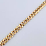 Pulso Cubano 9.4gr / 19.6cm / 5.7mm Oro Amarillo 18K &