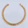 Pulso Cubano 9.4gr / 19.6cm / 5.7mm Oro Amarillo 18K &