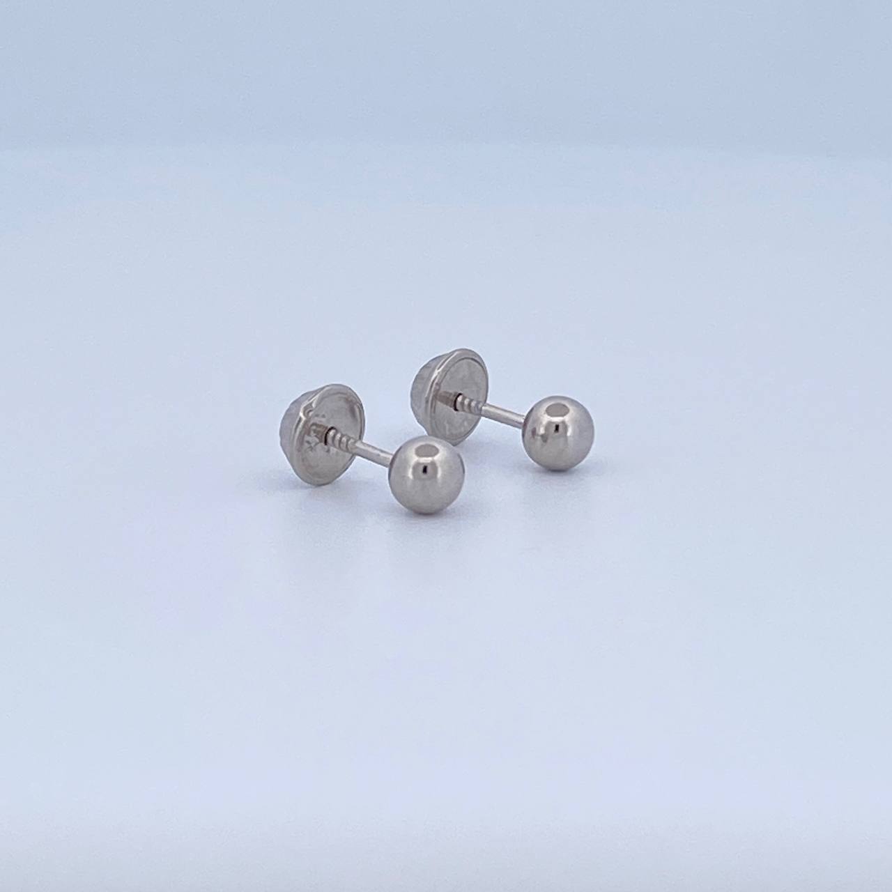 Ball Stud Earrings 0.45gr / 18K Gold &