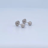 Ball Stud Earrings 0.45gr / 18K Gold &