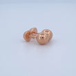 Stud Earrings Bead 0.4gr / 18K Gold &