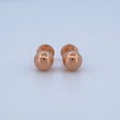 Stud Earrings Bead 0.45gr / 18K Gold &