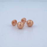 Stud Earrings Bead 0.45gr / 18K Gold &
