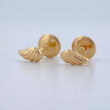 Stud Earrings Wings 0.45gr / 18K Yellow Gold $
