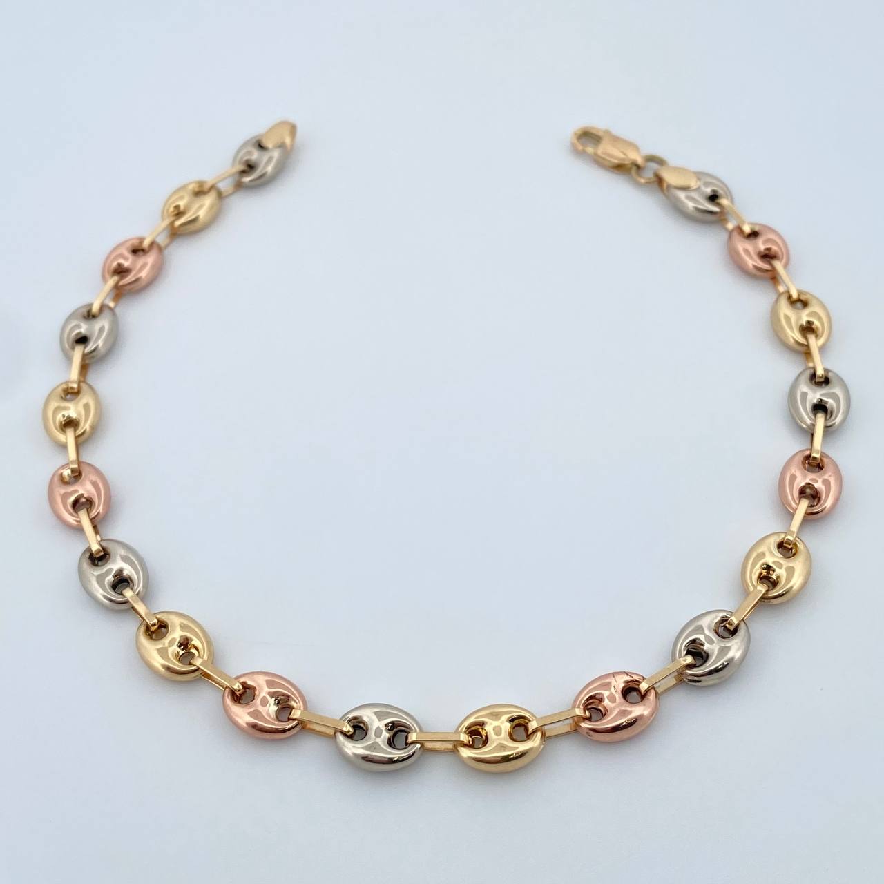 Pulso GC 5.65gr / 21.1cm / 5mm Tres Oros 18K &