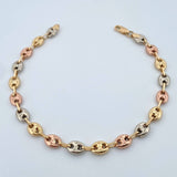 Pulso GC 5.65gr / 21.1cm / 5mm Tres Oros 18K &