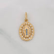 Dije Medalla Virgen Milagrosa 1.65g / 1 in Oro Amarillo 18K