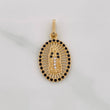 Pendant Guadalupe Virgin Medal 1.65g / 1 in 18K Yellow Gold