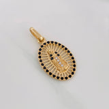 Pendant Guadalupe Virgin Medal 1.65g / 1 in 18K Yellow Gold