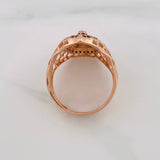 Anillo Virgen Guadalupe 7.95g / T10 1/2 Oro Rosa 18K